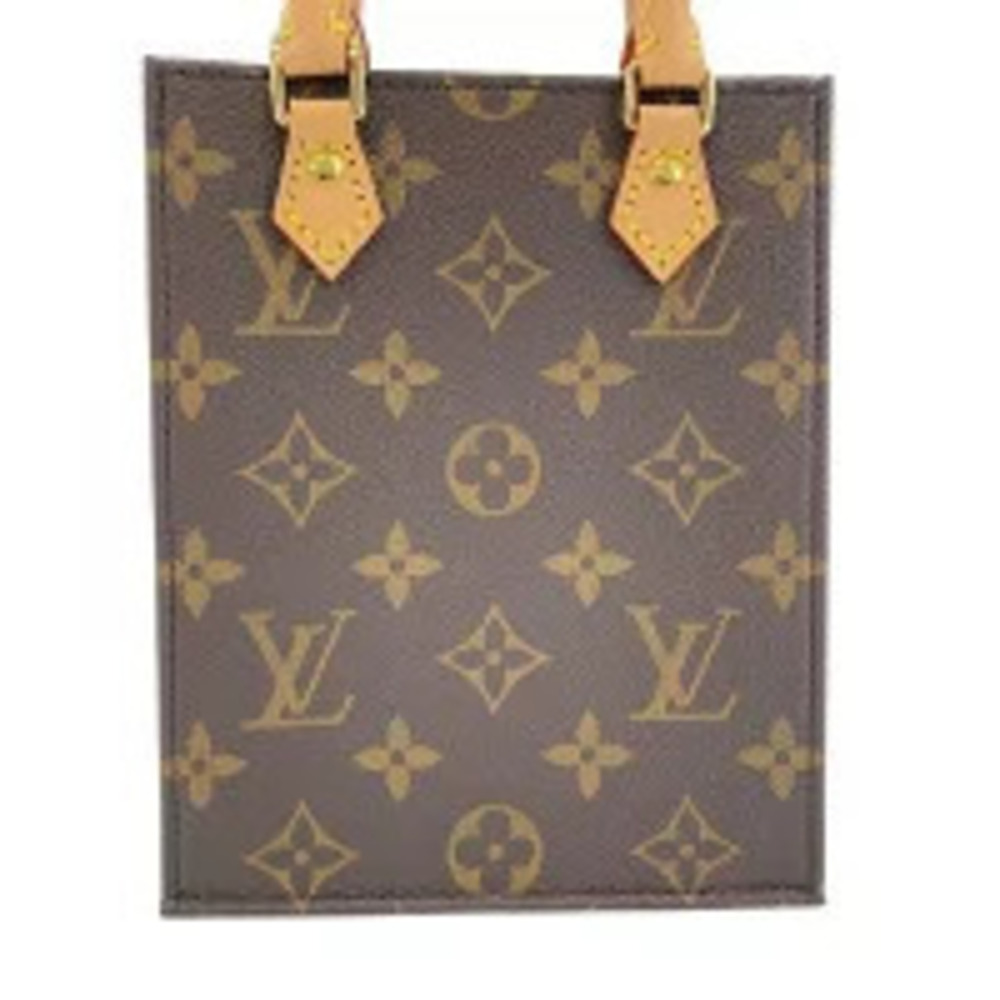 Louis Vuitton Sac Plat Handbag Brown